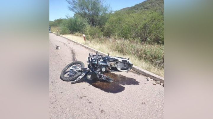 Motociclista termina herido de gravedad tras ser embestido por un automóvil en Álamos