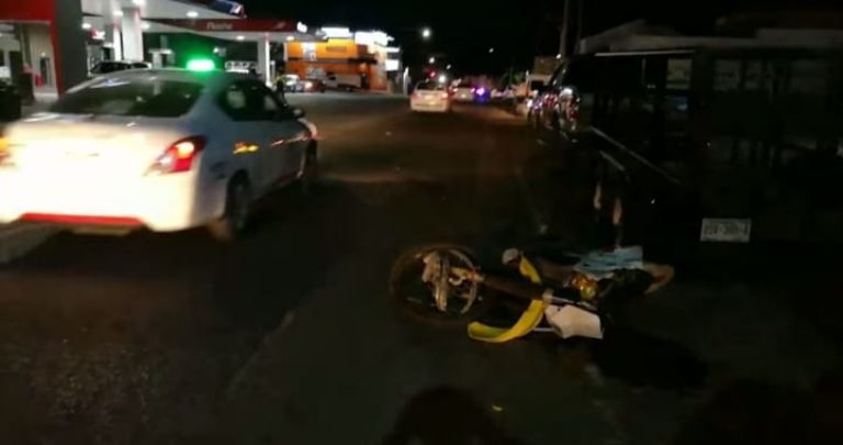 Motociclista muere tras choque en Guaymas, Sonora. Foto: Cortesía