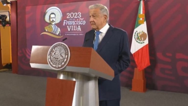 En la imagen, el presidente AMLO en su tradicional conferencia de prensa. Foto: Internet