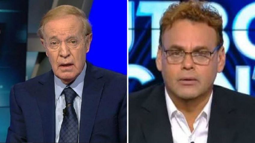 La emotiva despedida de José Ramón Fernández a David Faitelson en su última transmisión