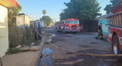 Alerta en Ciudad Obregón: A tempranas horas, casa arde en llamas y Bomberos se movilizan