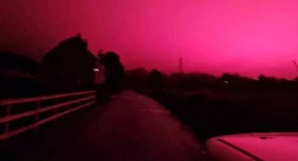 FOTO: Un sorprendente cielo rosa despierta temor en el Reino Unido; esto es lo que sucedió
