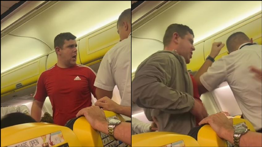 Hombre golpea a miembro de la tripulación de un avión antes del despegue; estaba borracho