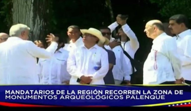 AMLO muestra zonas arqueológicas a presidentes Previo a cumbre