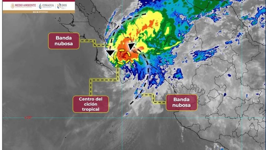 Tormenta tropical 'Norma' tocará tierra en el Norte de México: Traerá lluvias en estos estados