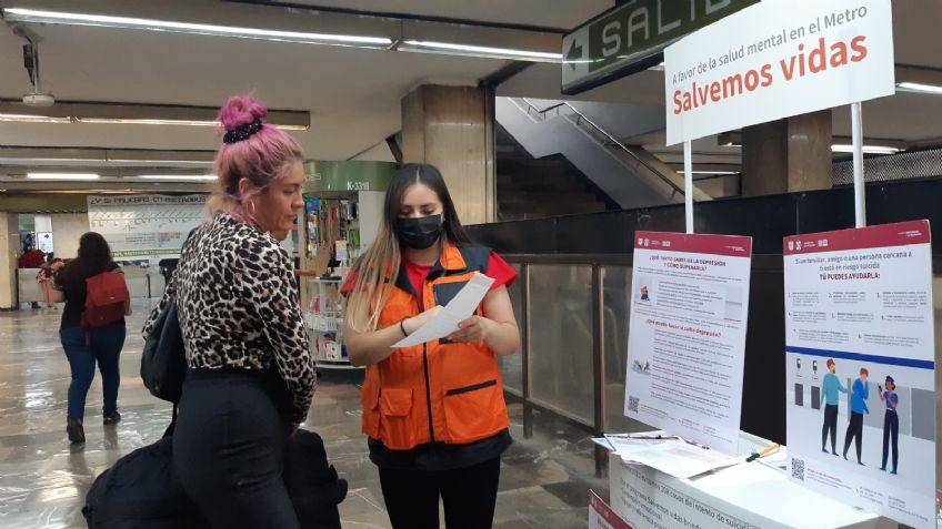 Para prevenir suicidios en el Metro, instalarán módulos de atención psicológica en dos líneas