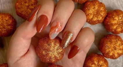 'Pumpkin spice nails': Pide este estilo de manicura en tu siguiente cita en el 'nail bar'