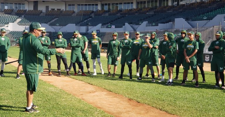 Fermín en su primera campaña con Cañeros