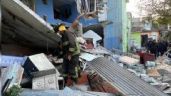 Fuerte explosión en la GAM deja un lesionado y casas derrumbadas; bomberos de CDMX acuden