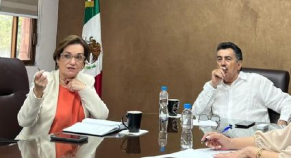 Se reúnen Javier Lamarque y María Dolores del Río en Cajeme; revisan temas preventivos