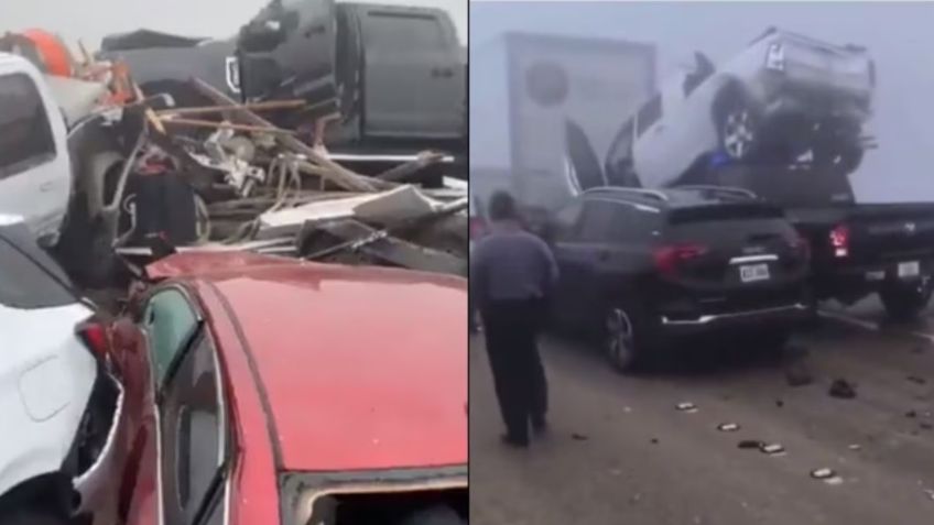 Más de 150 autos colisionan por una 'superniebla' en Louisiana; hay al menos 7 muertos