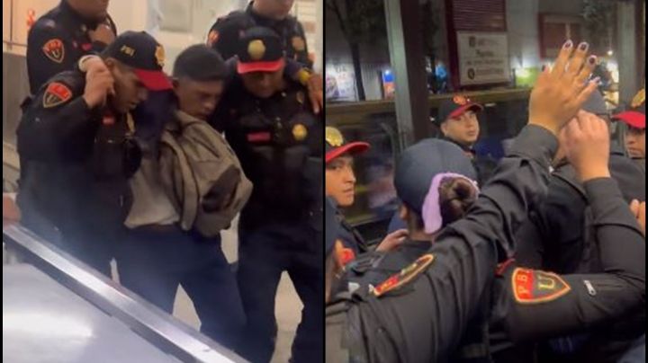 VIDEO: Policías del metro de la CDMX golpearían a un hombre e impiden que periodista grabe
