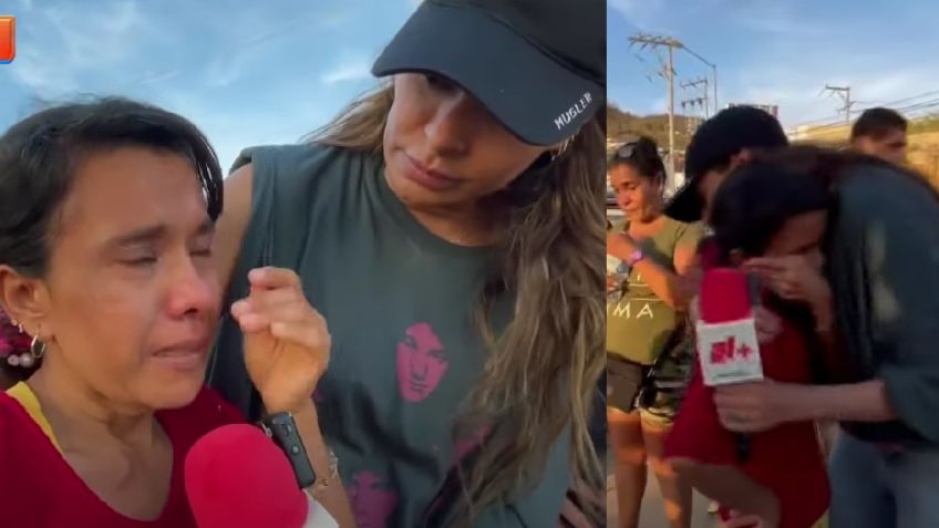 Galilea Montijo se une a 'Hoy' desde Acapulco y entre lágrimas, exhibe los daños por 'Otis'