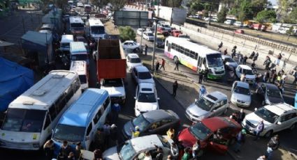 Tráfico en CDMX: Marcha de transportistas y bloqueos colapsarán la capital este martes