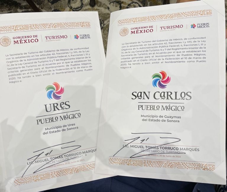 Pueblos Mágicos en Sonora, Ures y San Carlos