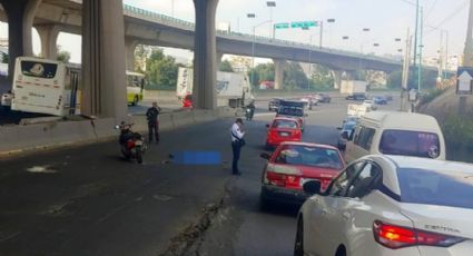 Motociclista muere aplastado por tráiler en la México-Querétaro a la altura de Perinorte