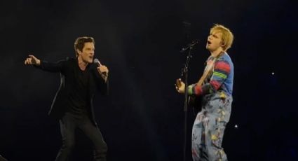 VIDEO: Ed Sheeran y Brandon Flowers de The Killers se unen en un épico dúo en Las Vegas