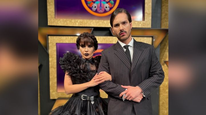 Halloween, en 'Hoy': Dania Méndez se roba el show en 'LEBEH' al estilo de 'Merlina Addams'