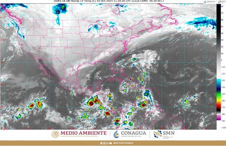Clima en Sonora para hoy martes 31 de octubre. Foto: Conagua