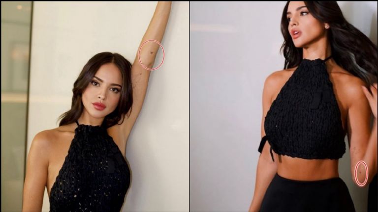 Eiza González presume el tatuaje que Mario Casas le hizo