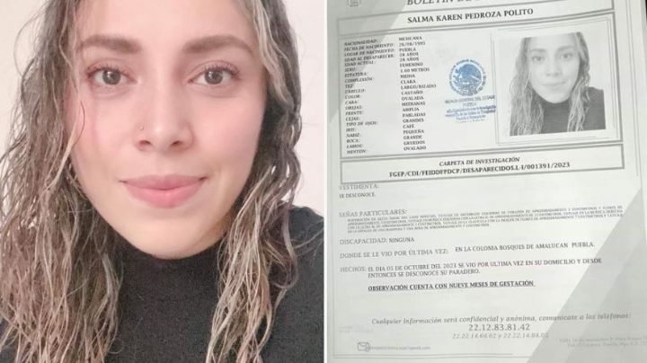 Secuestran en Puebla a Salma Karen, embarazada de nueve meses, piden ayuda en redes