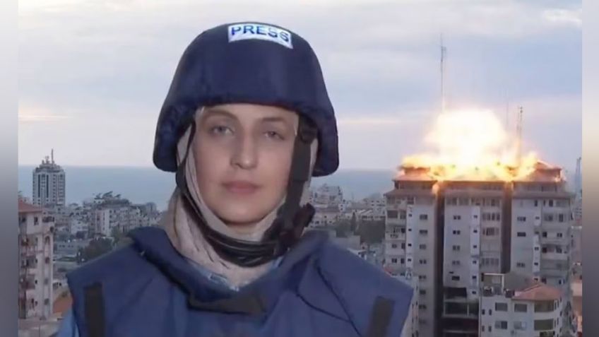 VIDEO: Momento exacto en el que un misil se impacta en contra de un edificio en Israel