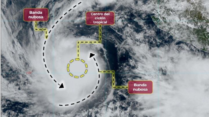 Tormenta tropical Lidia y Ciclón 16 E dejará lluvias en todo el país; en Colima y Oaxaca