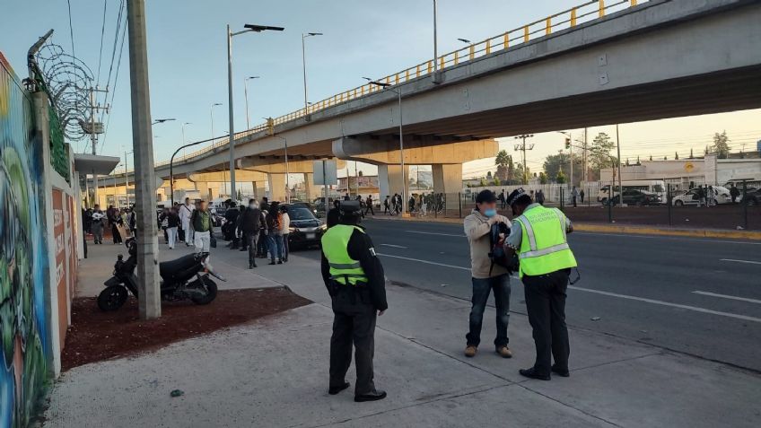Combaten asaltos en la México-Pachuca con operativo de seguridad de la Guardia Nacional