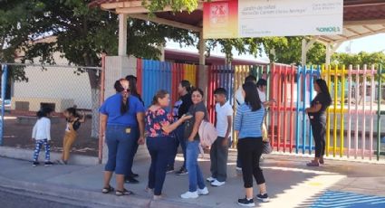 Ciudad Obregón: Padres toman instalaciones de preescolar por falta de energía eléctrica
