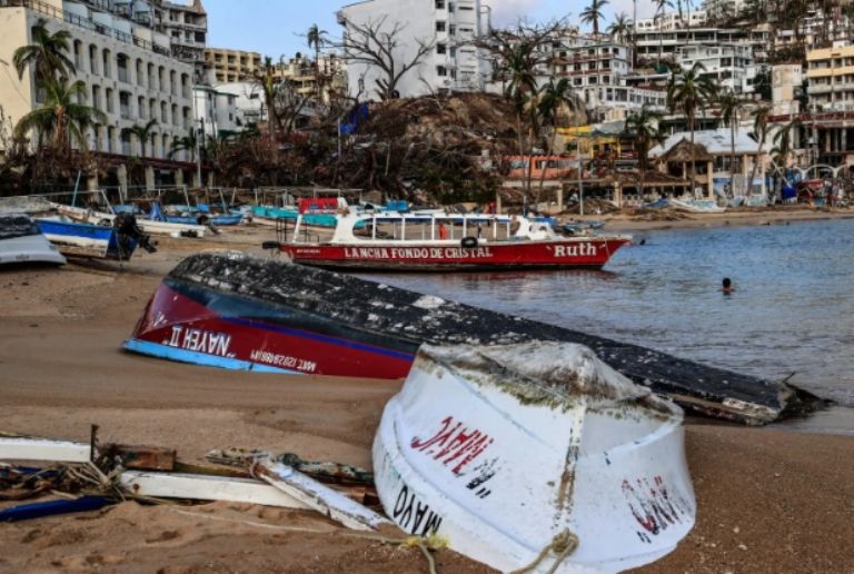 Huracán 'Otis' destrozó Guerrero. Foto: Internet