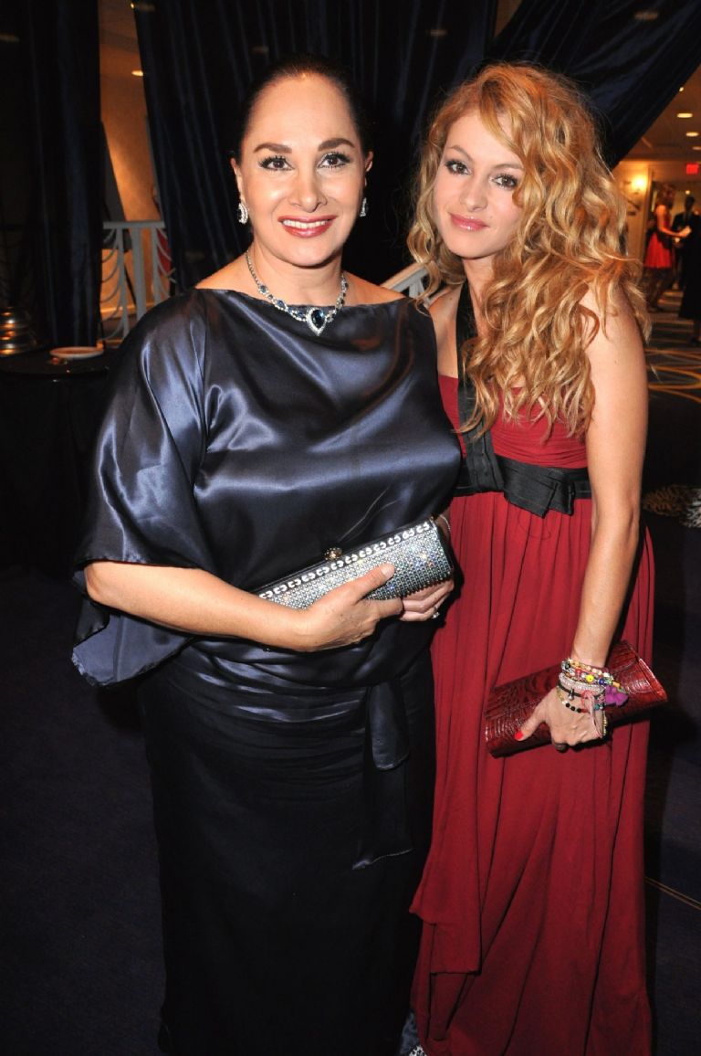 Paulina Rubio y su madre