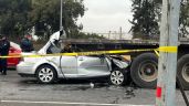 VIDEO: Caos por accidente en la autopista Naucalpan-Ecatepec; un policía murió prensado