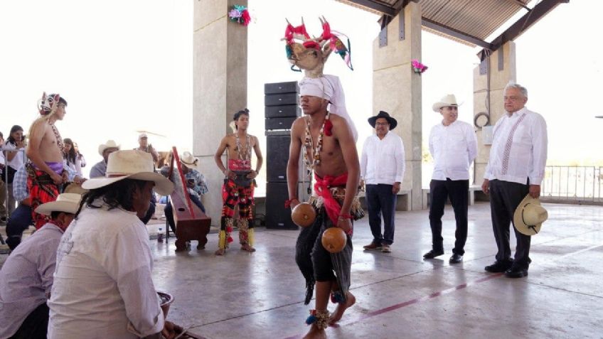 AMLO visita Sonora y presume 80% de avance en el Plan de Justicia Yaqui