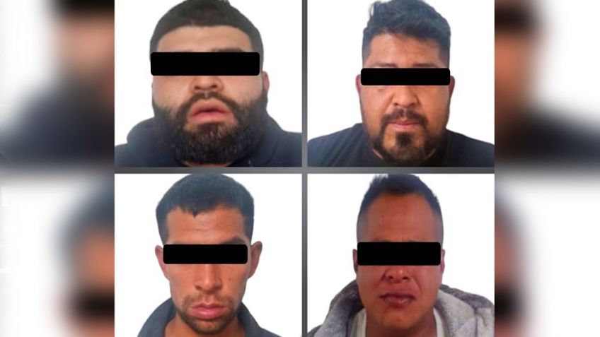 Capturan a cuatro presuntos sicarios en Edomex; asesinaron a balazos a un motociclista