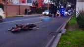 Accidente mortal: Motociclista fallece al impactarse en la Supervía Poniente, en CDMX