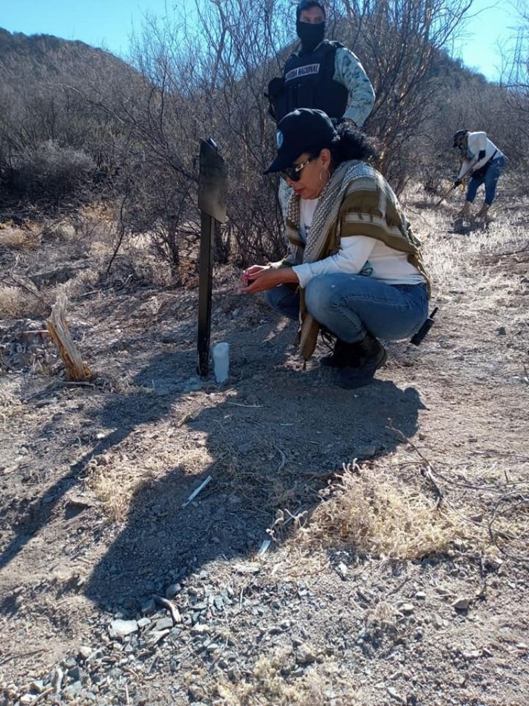 Cecilia Delgado halló a su hijo en una fosa clandestina