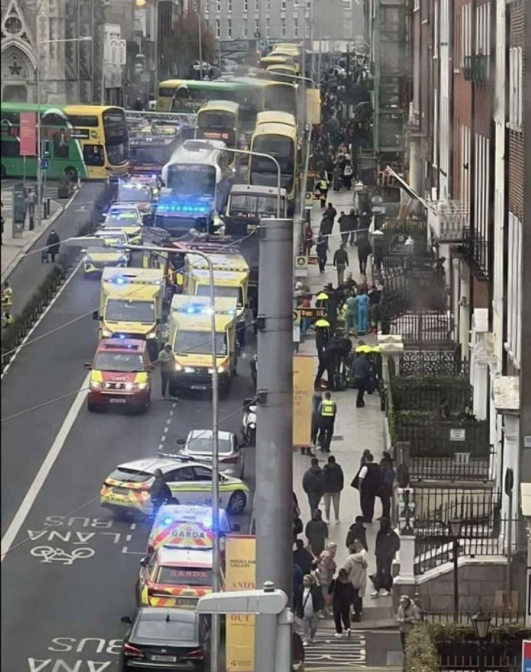 Ataque con arma blanca en el centro de Dublin