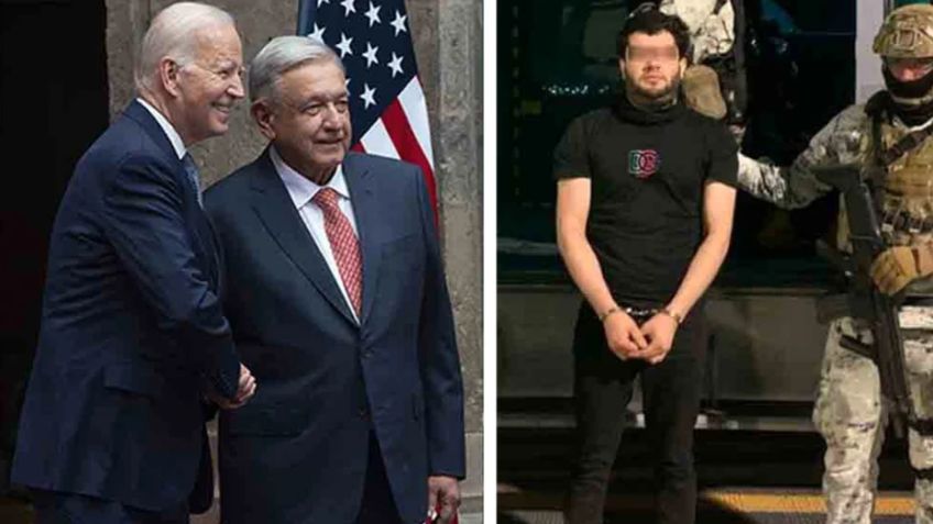 AMLO envía mensaje a Joe Biden tras captura de 'El Nini', jefe de sicarios de 'Los Chapitos'