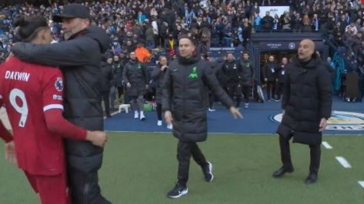 VIDEO: Así se encararon Darwin Núñez y Pep Guardiola tras el Manchester City vs Liverpool