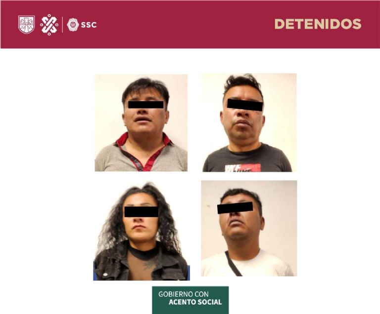 Sicarios detenidos en CDMX