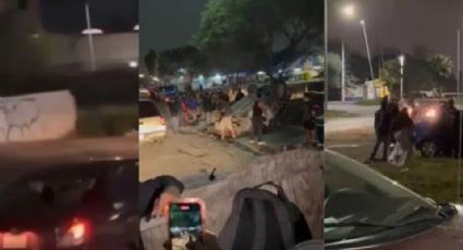 Boda termina en tragedia: Filtran VIDEOS de pelea campal en Nuevo León; hay dos muertas