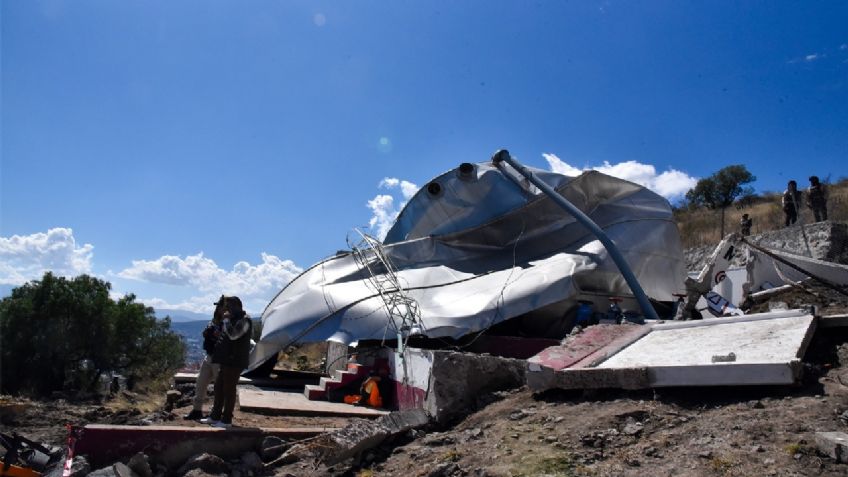 Tras desplome de tanque de agua en Chimalhuacán despliegan 10 pipas para los afectados