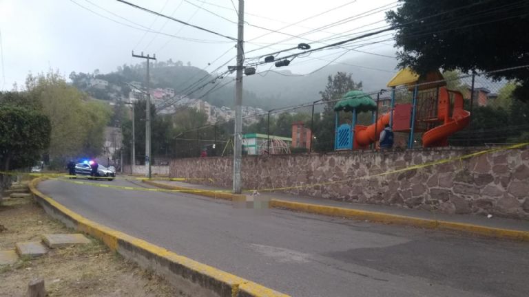 Cuerpo embolsado en Tlalnepantla