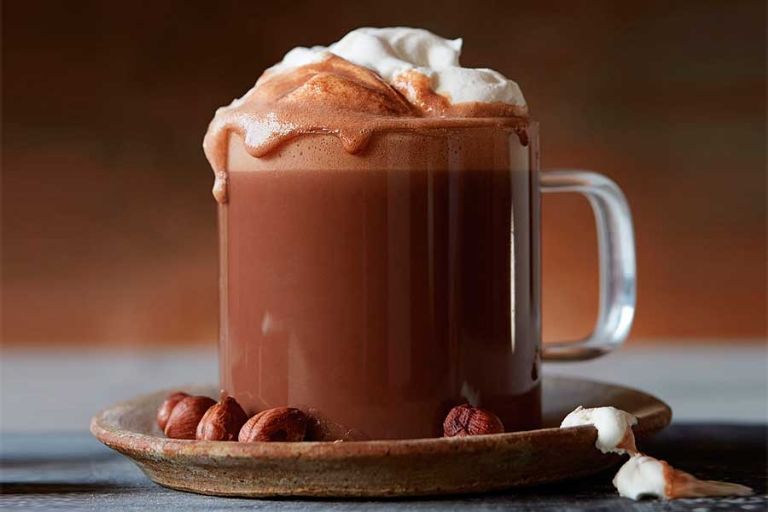 Chocolate caliente con espuma