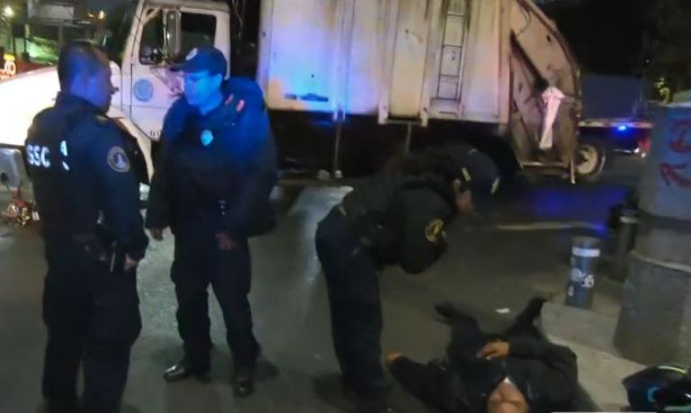 Motociclista atropellado en CDMX