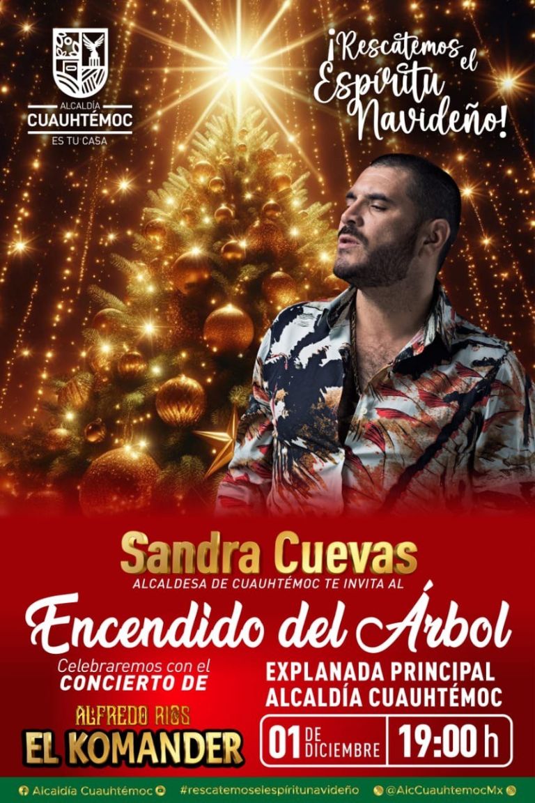 El Komander llega a la alcaldía Cuauhtémoc