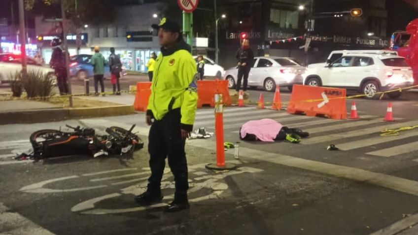 Fatídico accidente: Camión aplasta y destroza a motociclista en la Cuauhtémoc