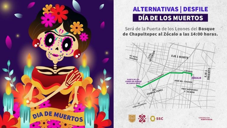 Gran Desfile de Día de Muertos, alternativas viales