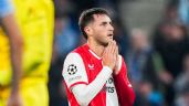Santiago Giménez se siente culpable por la derrota del Feyenoord en Champions League