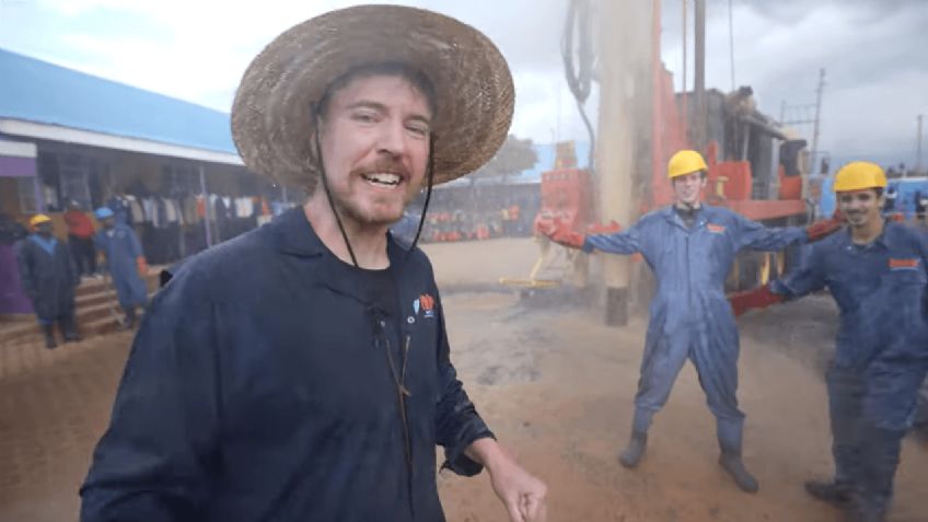 Youtuber construye 100 pozos de agua potable en África; beneficiaría a 500 mil personas